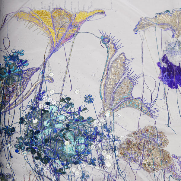 Spontaneous Geraniums in Grey & Lilac